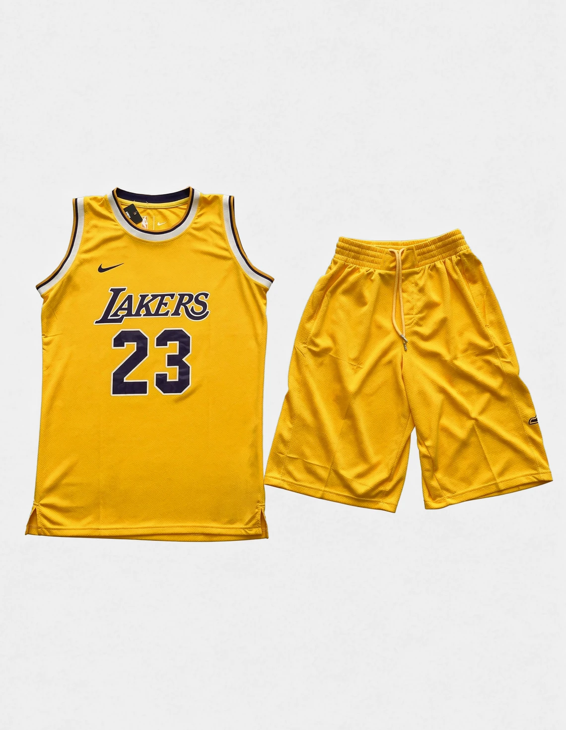 ست رکابی و شلوارک بسکتبال مردانه نایک Nike Lakers No.23 M